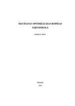 Diplomdarbs 'Mācīšanās optimizācijas iespējas sākumskolā', 1.