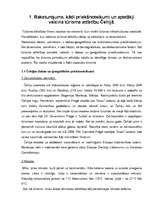 Referāts 'Čehija', 1.