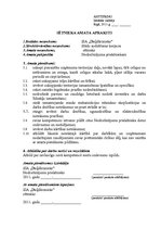 Paraugs 'Sētnieka amata apraksts', 1.