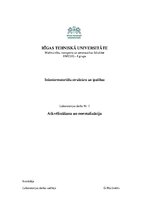 Paraugs 'Inženiermateriāli - atkvēlināšana un normalizācija', 1.