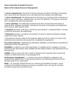 Konspekts 'Notes of the Human Resource Management', 1.