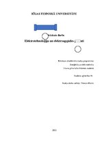 Konspekts 'Elektrotehnoloģija un elektroapgādes pamati', 1.