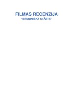 Eseja 'Filmas "Bruņinieka stāsts" recenzija', 1.
