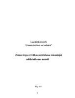 Referāts 'Zemes tirgus vērtības noteikšana, izmantojot salīdzināšanas metodi', 1.