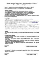 Paraugs 'Papildus vienošanās pie līguma. Noteikumi preču nodošanai realizācijā', 1.