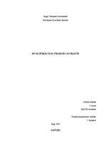 Prakses atskaite 'Kvalifikācijas prakses atskaite', 1.