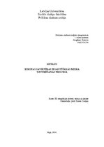 Referāts 'Eiropas Savienības iesaistīšanās miera uzturēšanas procesā', 1.