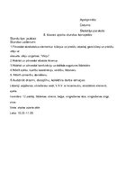 Konspekts '8.klases sporta stundas konspekts', 1.