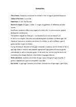 Diplomdarbs 'Vārdu krājuma bagātināšana bērniem pirmsskolas izglītības 1. posmā', 4.