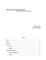 Referāts 'Modernās pieccīņas attīstība Latvijā', 1.