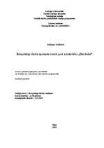 Referāts 'Brīvprātīgo darba apraksts centrā pret vardarbību "Dardedze”', 1.