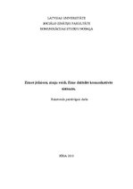 Referāts 'Zīmes jēdziens, zīmju veidi. Zīme dažādās komunikatīvajās sistēmās', 1.
