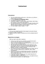 Konspekts 'Switzerland', 1.