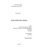 Referāts 'Reinkarnācijas idejas izplatība', 1.