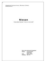 Referāts 'Nissan: to Be or not to Be?', 1.