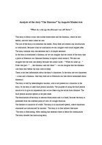 Eseja 'Analysis of the Story "The Dinosaur" by Augusto Monterroso', 1.