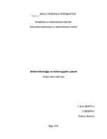 Paraugs 'Elektrotehnoloģija un elektroapgādes pamati', 1.