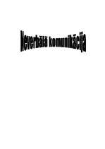 Konspekts 'Neverbālā komunikācija', 1.