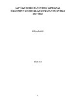 Referāts 'Latvijas iedzīvotāju svētku svinēšanas ieradumi un konditorejas izstrādājumu izv', 3.