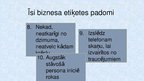 Prezentācija 'Biznesa etiķete', 6.