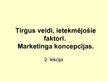 Prezentācija 'Tirgus veidi, ietekmējošie faktori. Mārketinga koncepcijas', 1.