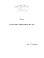 Referāts 'Lietuvēns cilvēka izskatā kā tēma latviešu tautas teikās', 1.