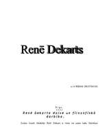 Konspekts 'Renē Dekarts', 1.