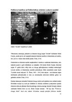 Referāts 'Folkloras kustība Latvijā', 12.