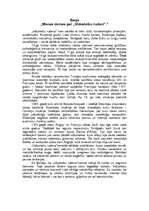 Eseja 'Manas domas par viduslaiku rudeni', 1.