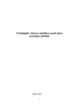 Konspekts 'Nozīmīgākie vēstures attīstības posmi māsu profesijas attīstībā', 1.