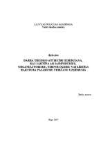 Referāts 'Darba tiesisko attiecību izbeigšana, kas saistīta ar saimniecisku, organizatoris', 1.