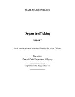 Referāts 'Organ Trafficking', 1.