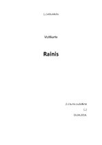 Konspekts 'Raiņa vizītkarte', 1.