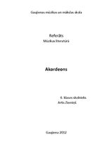 Referāts 'Akordeons', 1.