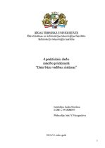 Paraugs 'Datu bāzu vadības sistēmas. Formu veidošana', 1.