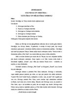 Eseja 'Solveiga un Grietiņa - uzticības un mīlestības simboli', 1.