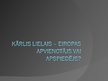 Prezentācija 'Kārlis Lielais - Eiropas apvienotājs vai apspiedējs', 1.