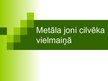 Prezentācija 'Metāla joni cilvēka vielmaiņā', 1.