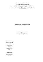 Prakses atskaite 'Pirmsskolas izglītības prakse', 1.