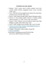 Prakses atskaite 'Pirmsskolas izglītības prakse', 17.