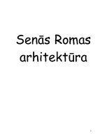 Referāts 'Senās Romas arhitektūra', 1.