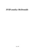 Konspekts 'SVID analīze uzņēmumam "McDonalds"', 1.