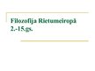 Prezentācija 'Filosofija Rietumeiropā no 2. līdz 15.gadsimtam', 1.