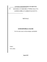 Referāts 'Konkurētspējas analīze', 1.