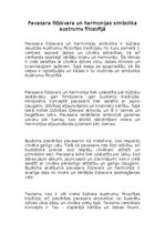 Eseja 'Pavasara līdzsvara un harmonijas simbolika austrumu filozofijā', 1.