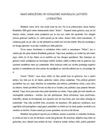 Eseja 'Mani meklējumi un atradumi jaunākajā latviešu literatūrā', 1.