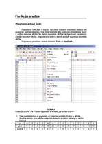 Referāts 'MS Excel funkciju analīze', 1.