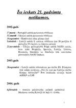 Konspekts 'Īss ieskats 21.gs. notikumos', 1.