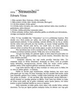 Konspekts 'Patiesa idille "Straumēni"', 1.