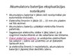 Prezentācija 'Akumulatoru baterija', 13.